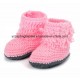 Baby Christening Handmade Crochet Knit Shoes