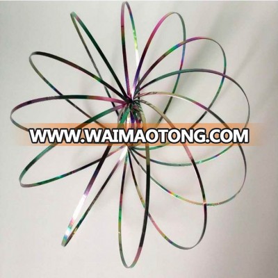 Rainbow color Magic Flow Rings