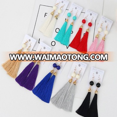 Ready Stocy Bohemia Tassel Earrings Long Tassel Earring